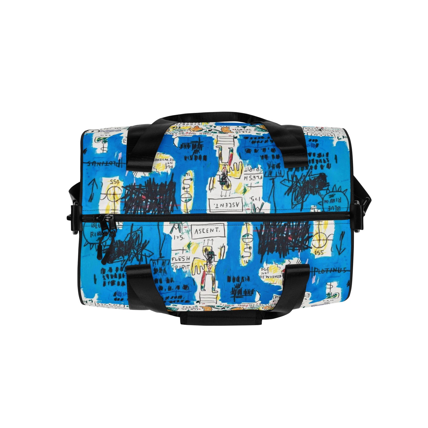 Jean-Michel Basquiat "Ascent" Artwork Gym Bag