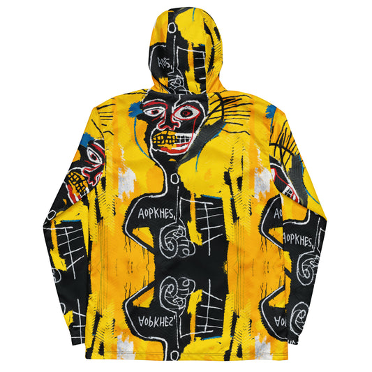 Jean-Michel Basquiat "Cabeza" Artwork Printed Premium Windbreaker Jacket Scattered