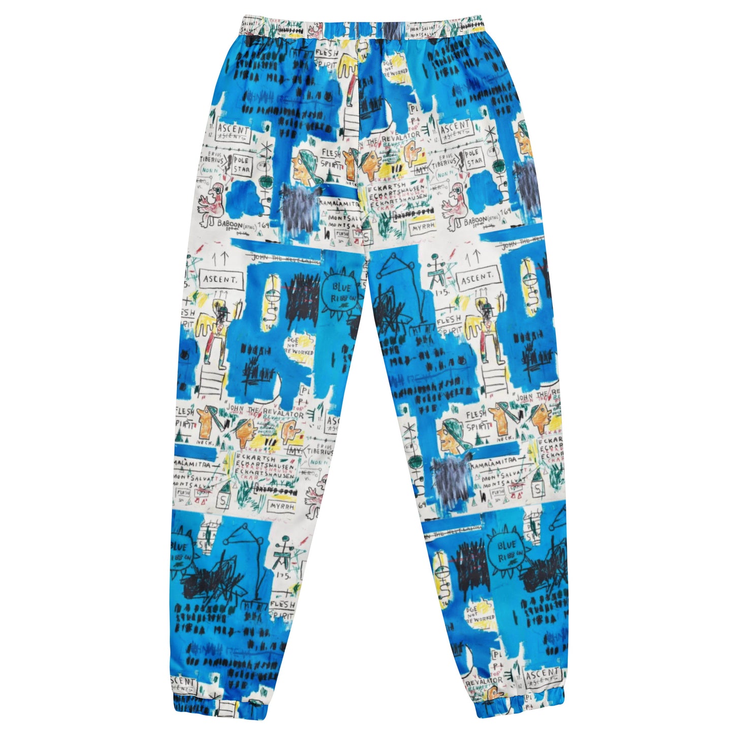 Jean-Michel Basquiat "Ascent" Artwork Printed Premium Track Pants Scattered