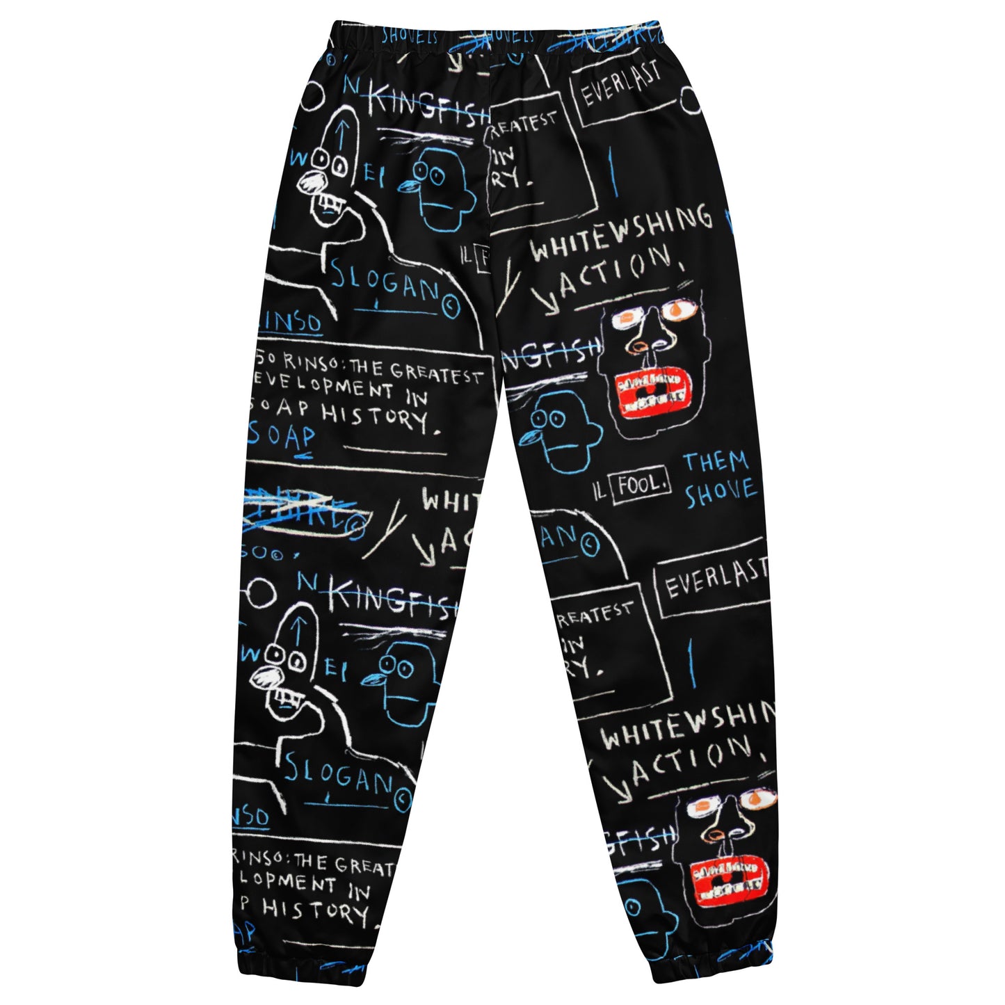 Jean-Michel Basquiat "Rinso" Artwork Printed Premium Track Pants Scattered