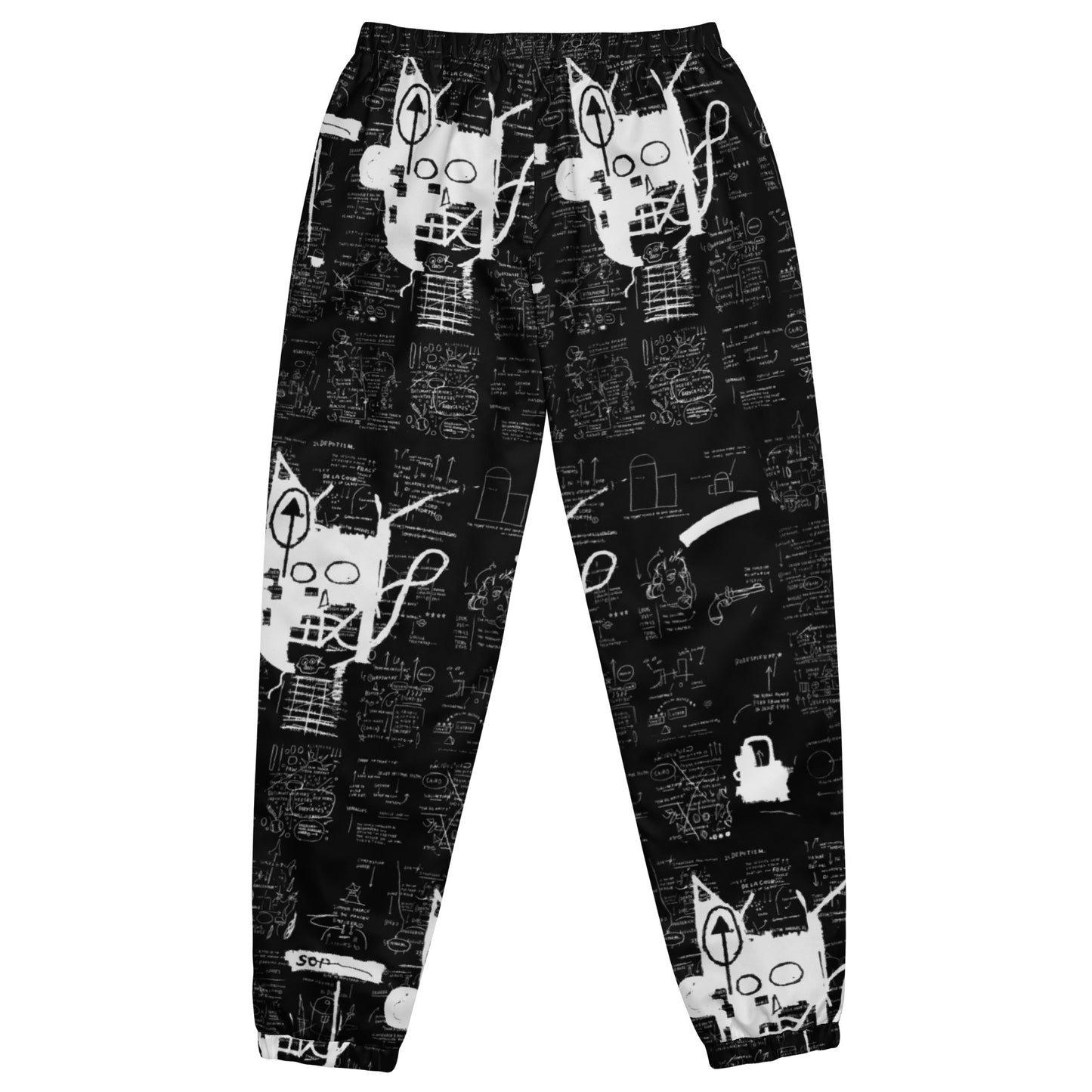 Jean-Michel Basquiat "Untitled" Artwork Printed Premium Track Pants Scattered