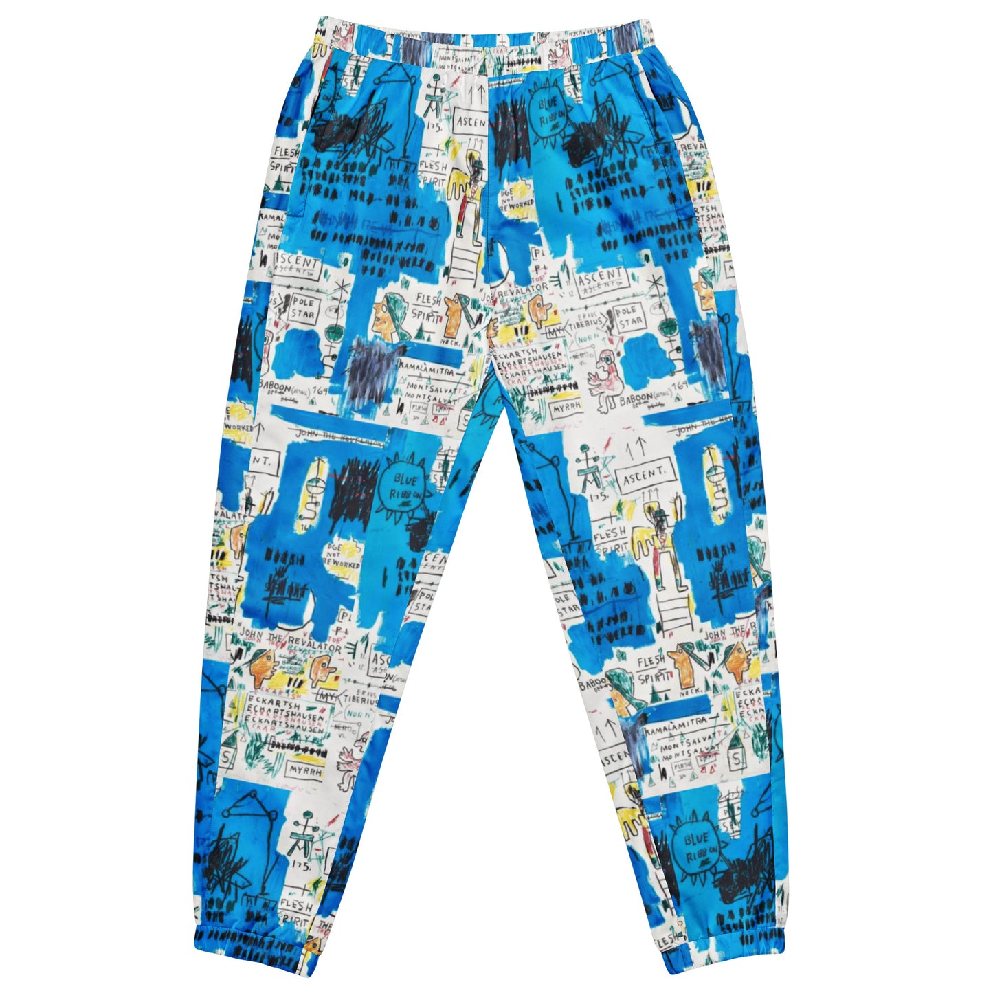 Jean-Michel Basquiat "Ascent" Artwork Printed Premium Track Pants Scattered