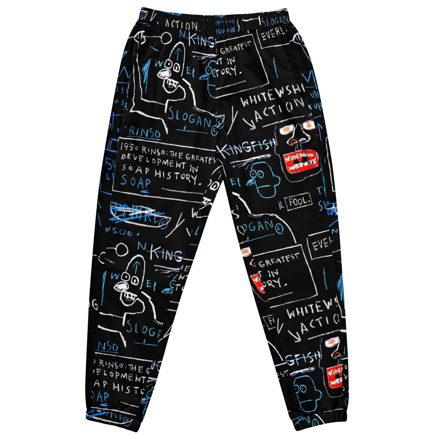 Jean-Michel Basquiat "Rinso" Artwork Printed Premium Track Pants Scattered