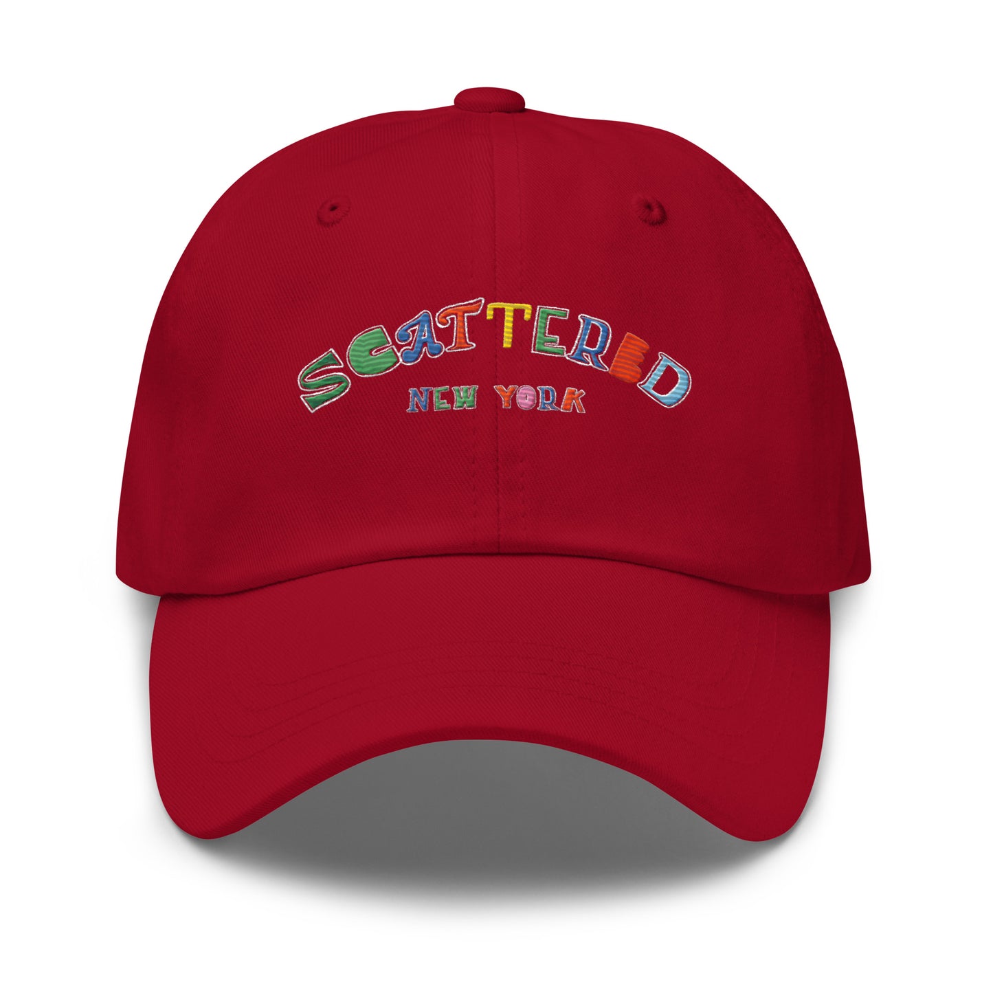 Scattered Van Cleef Style Logo Embroidered Dad Hat