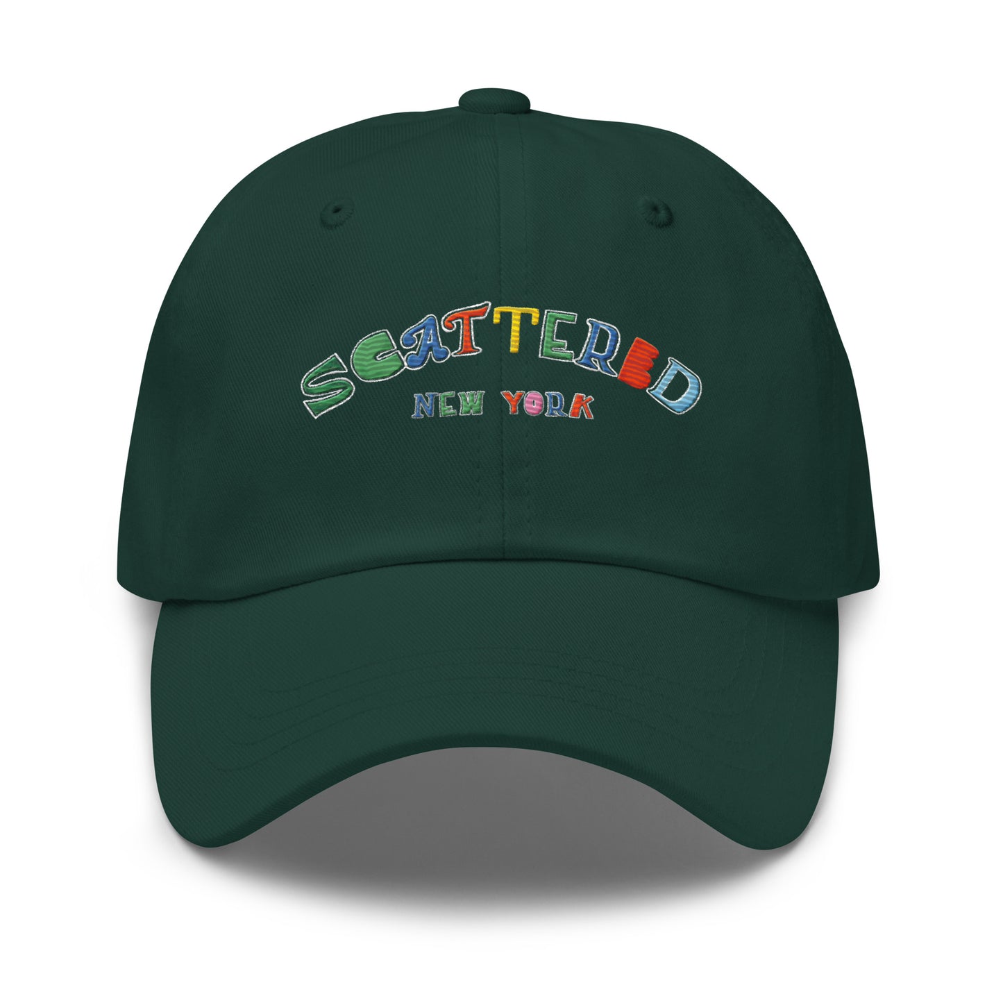 Scattered Van Cleef Style Logo Embroidered Dad Hat