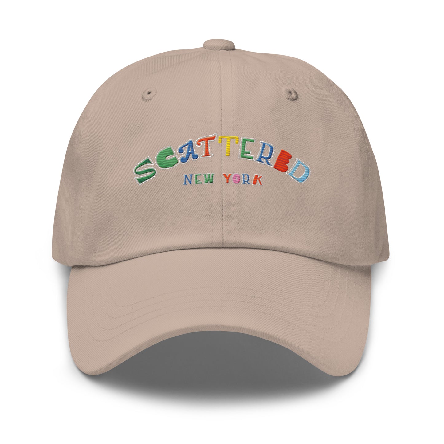 Scattered Van Cleef Style Logo Embroidered Dad Hat