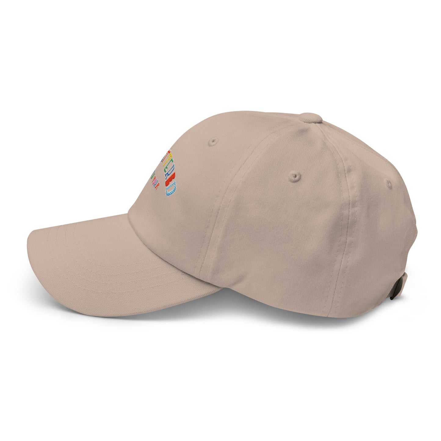 Scattered Van Cleef Style Logo Embroidered Dad Hat