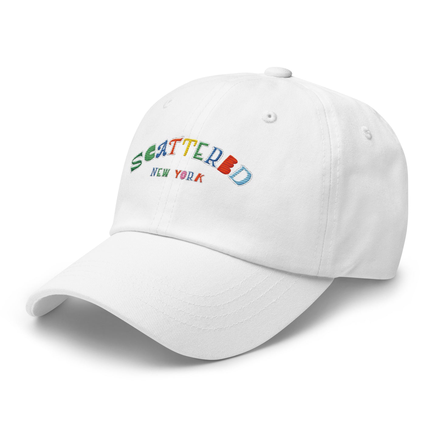 Scattered Van Cleef Style Logo Embroidered Dad Hat