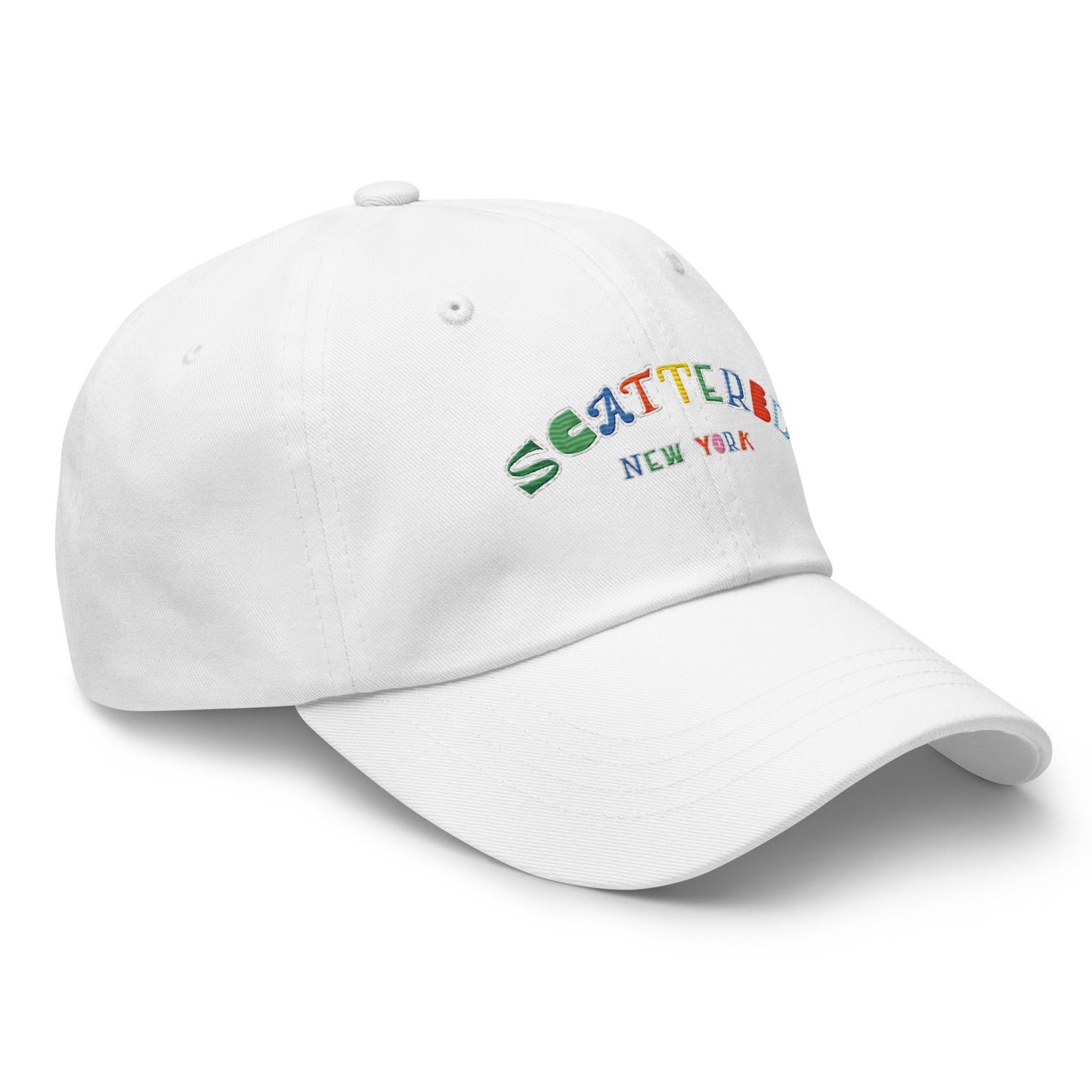 Scattered Van Cleef Style Logo Embroidered Dad Hat