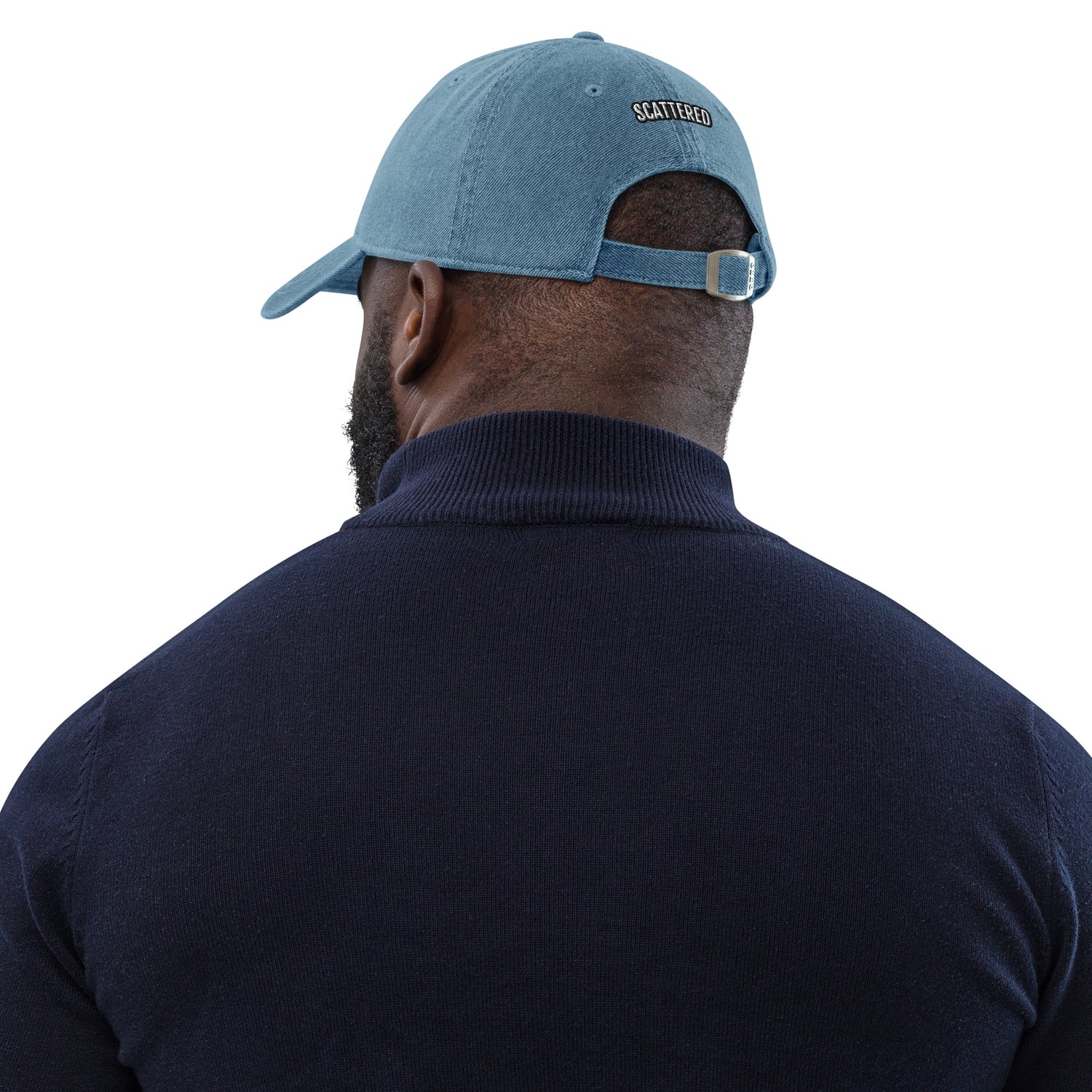 New York Apple Logo Embroidered Blue Denim Hat Scattered Streetwear