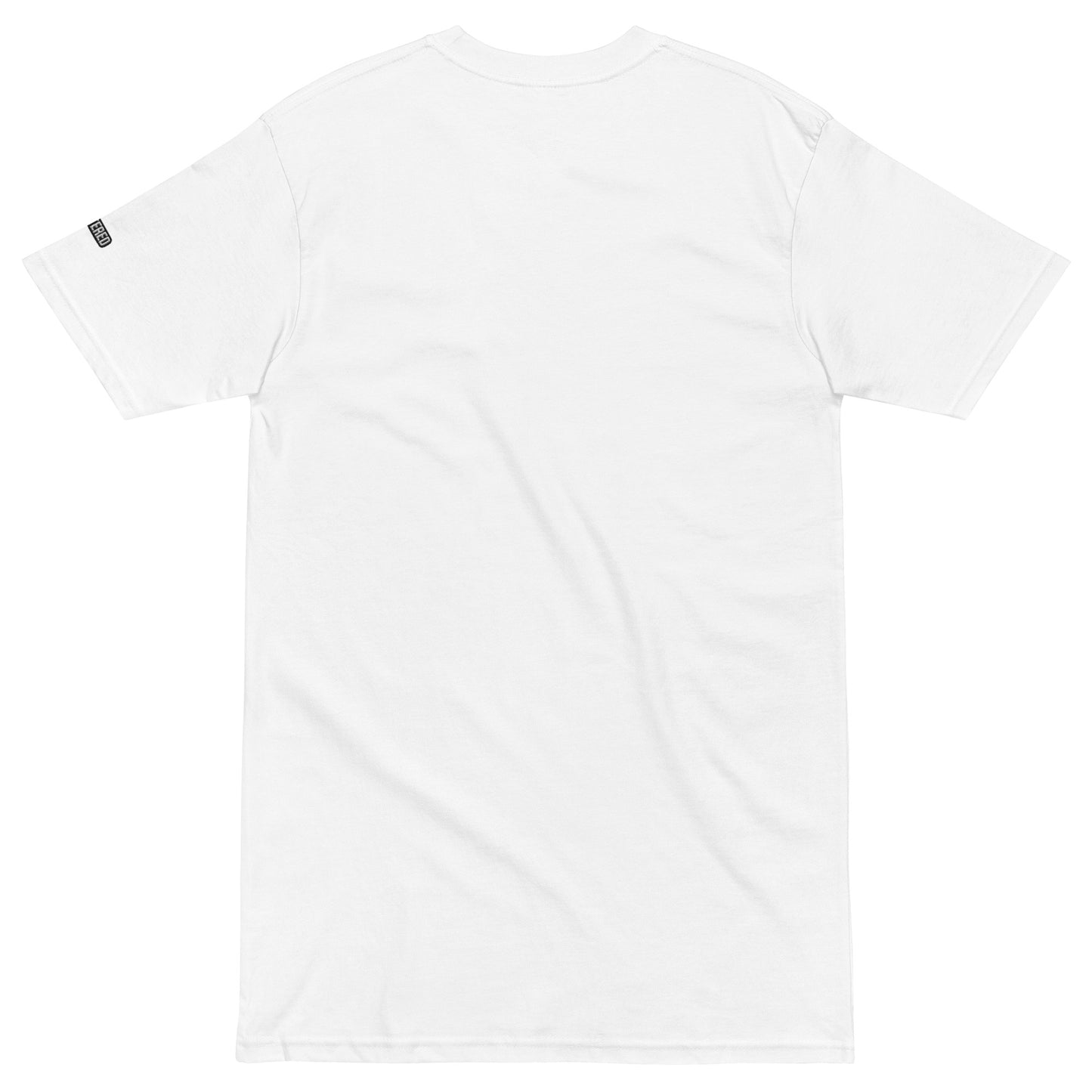 New York Apple Logo Embroidered White T-Shirt Scattered Streetwear