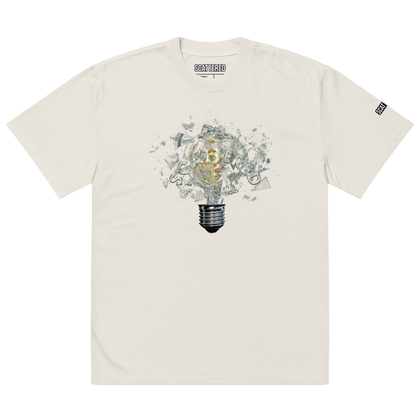 Scattered x BRAST "Bulb" faded t-shirt