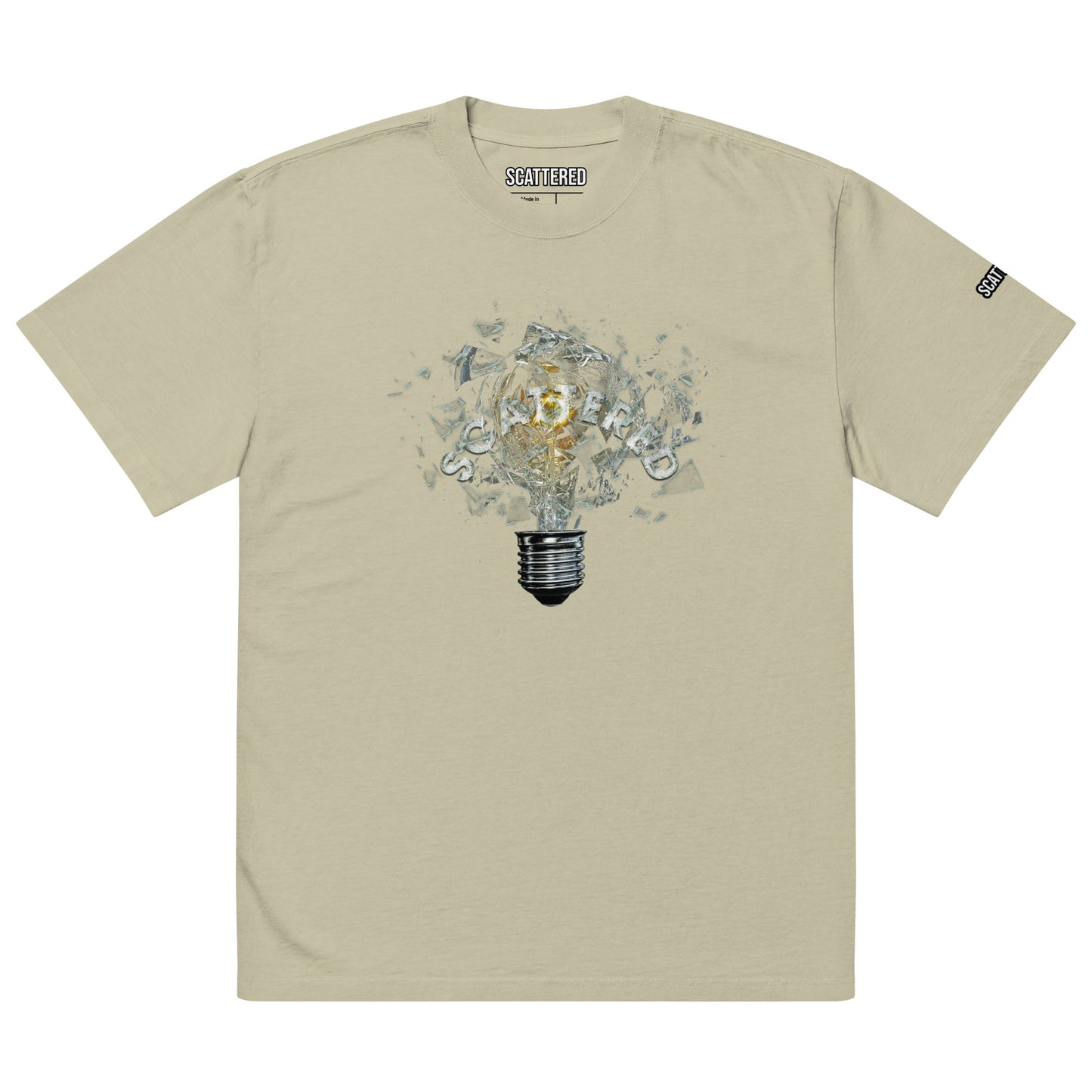 Scattered x BRAST "Bulb" faded t-shirt