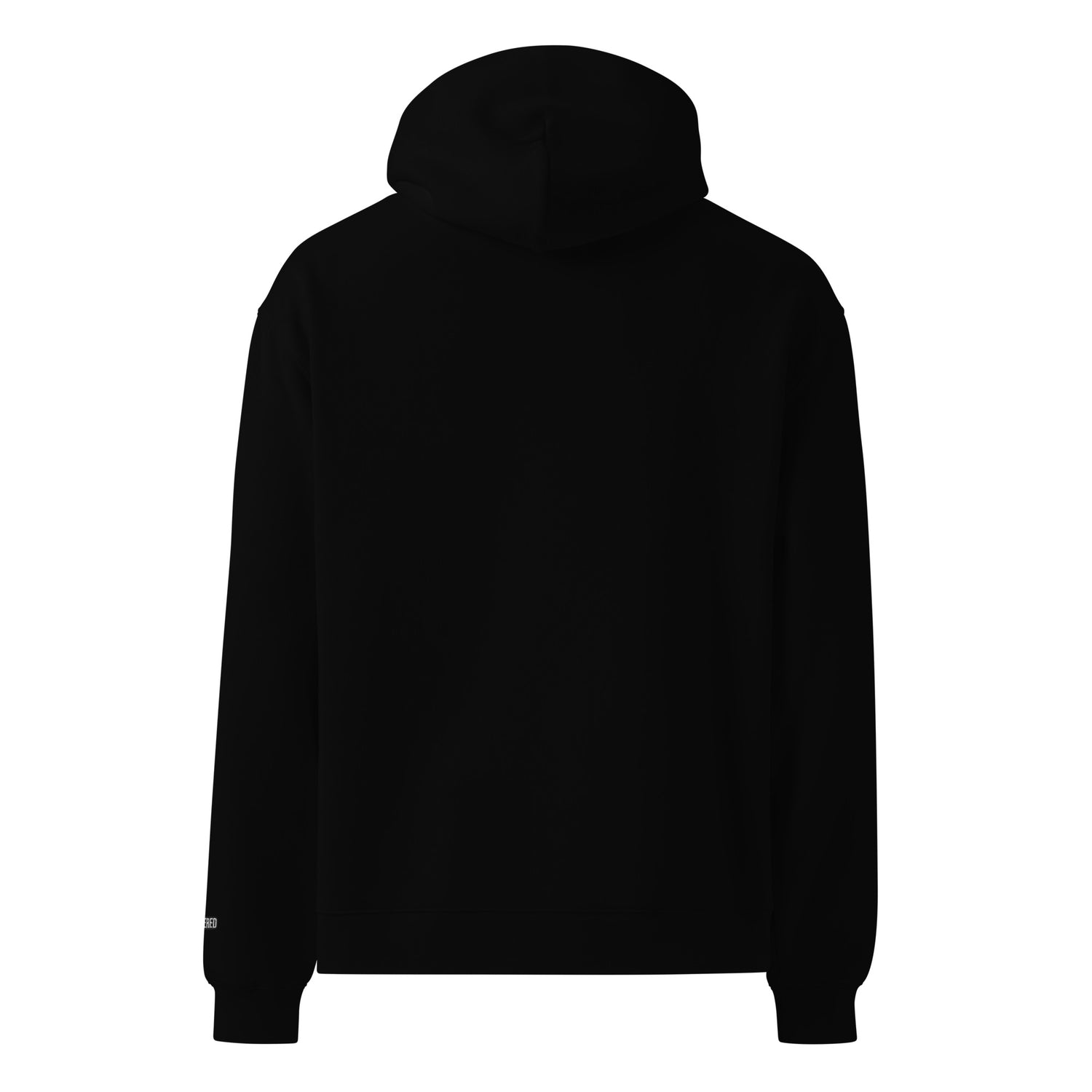 New York Apple Logo Embroidered Black Streetwear Hoodie Sweatshirt | Scattered