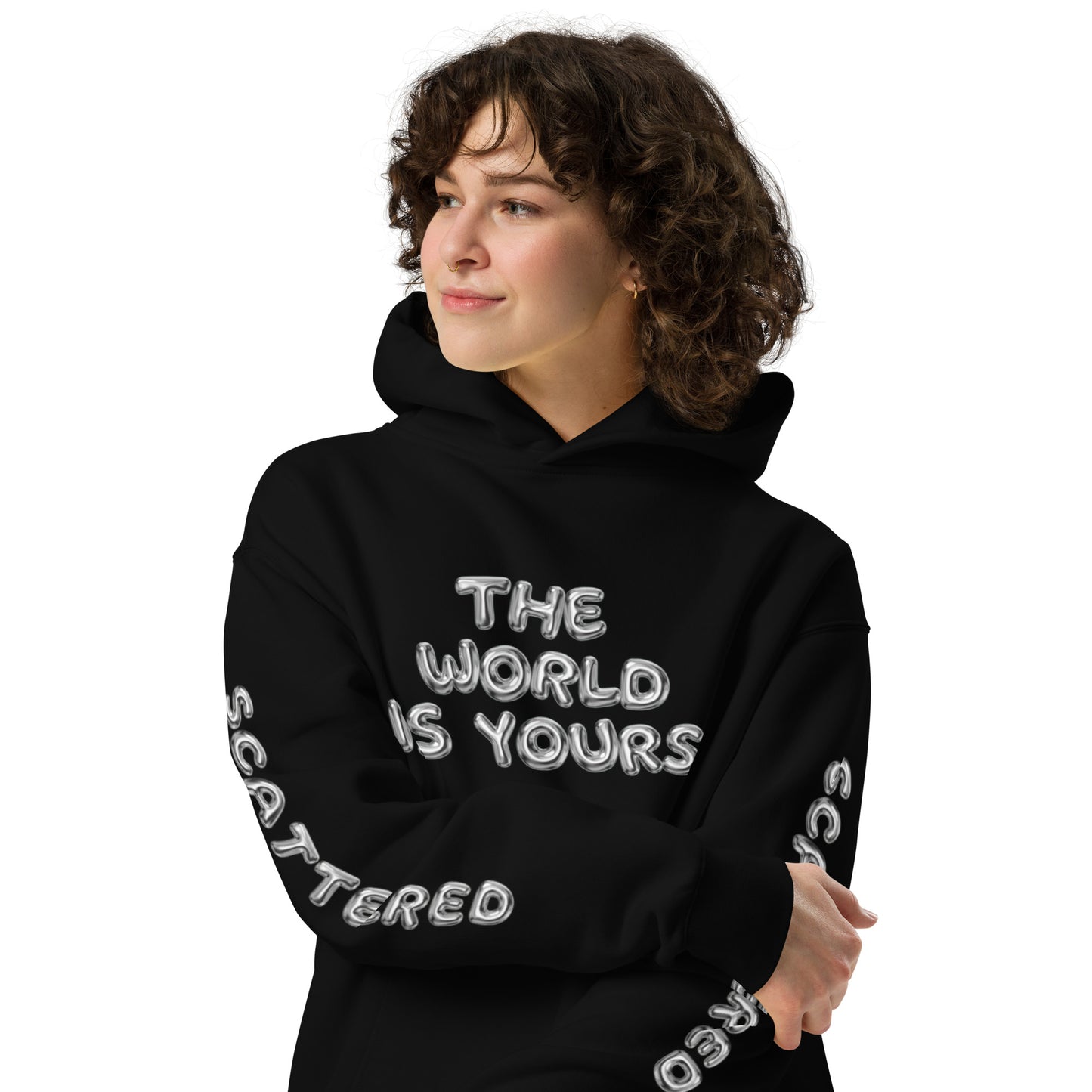 Chrome "The World is Yours" Premium Hoodie