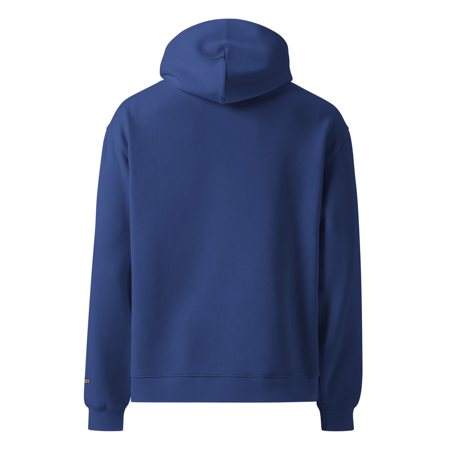 New York Apple Logo Embroidered Royal Blue Streetwear Hoodie Sweatshirt | Scattered