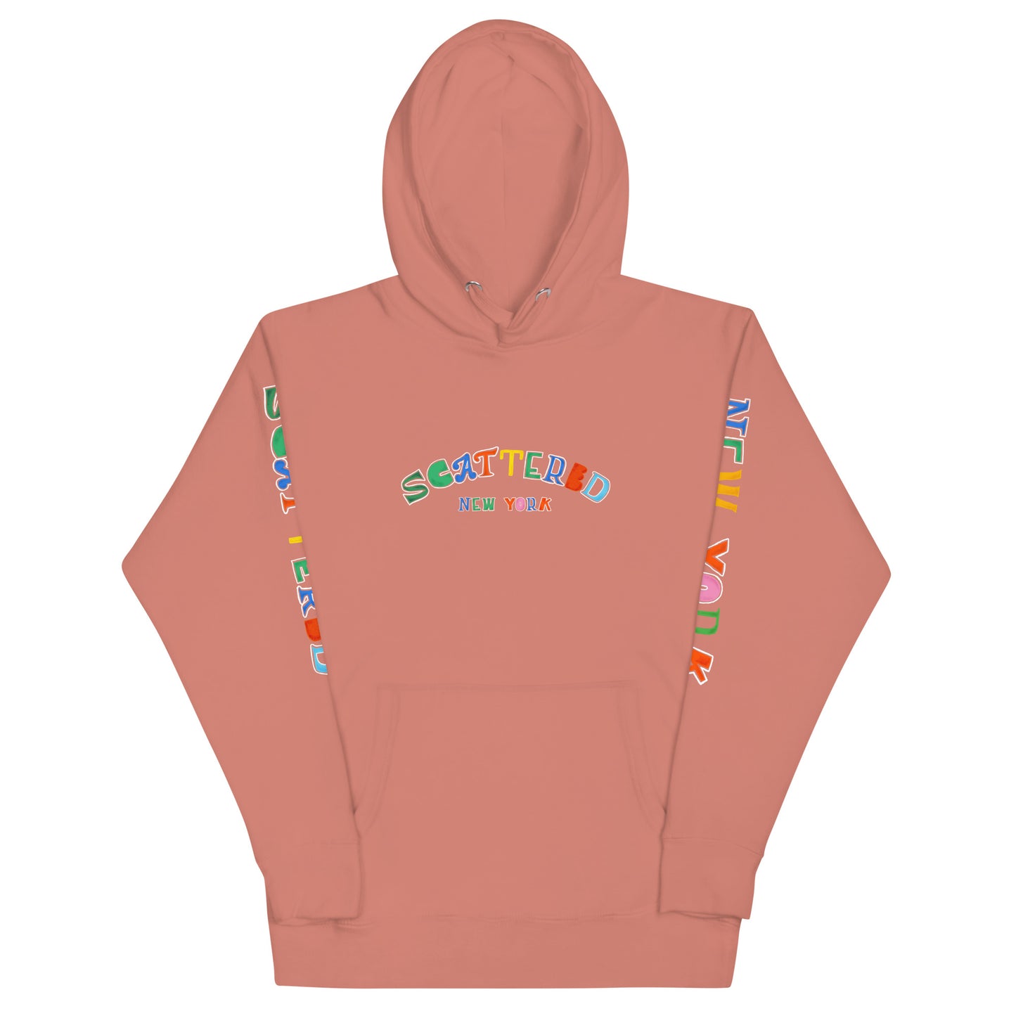 Scattered Van Cleef Style Logo Printed Classic Hoodie