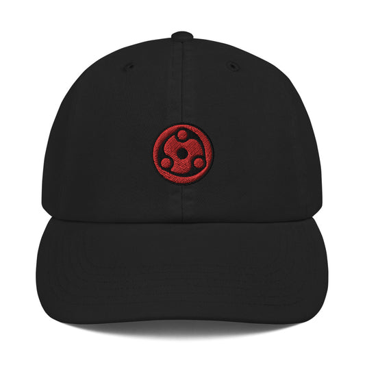 Madara Uchiha Mangekyou Sharingan Embroidered Champion Dad Cap