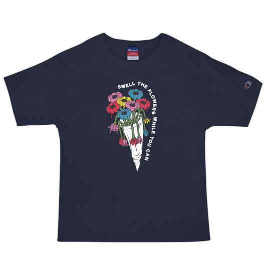 Scattered x Dripped Gawd "Flowers" Champion Shirt